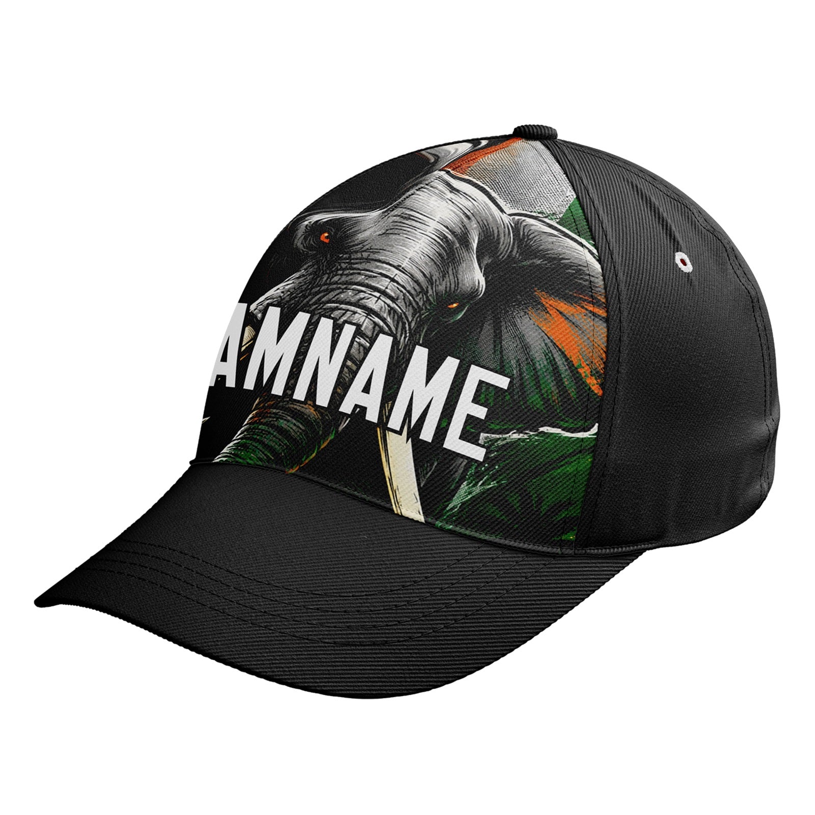 Personalized 2026 Ivory Coast Soccer Fan Hat - Add Your Name & Design Custom 2026 Football Tournament Hat YW061-F007054-006