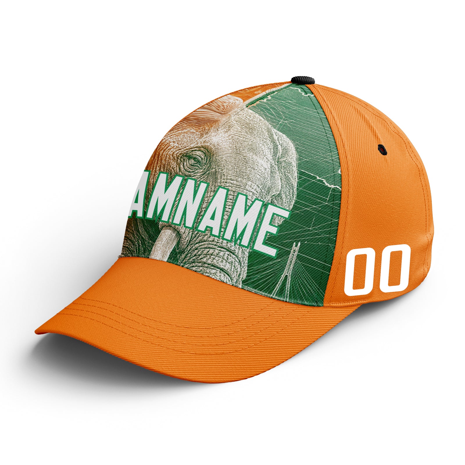 Custom Ivory Coast 2026 World Cup High Quality Soccer Stadium Version Jersey Sneakers Sports Shoes and Hat Combo Offer Personalized Team Name and Logo ZH-F007055-007