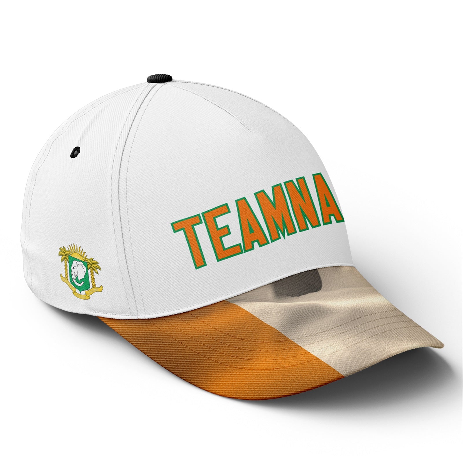Personalized 2026 Ivory Coast Soccer Fan Hat - Add Your Name & Design Custom 2026 Football Tournament Hat YW061-F007054-010