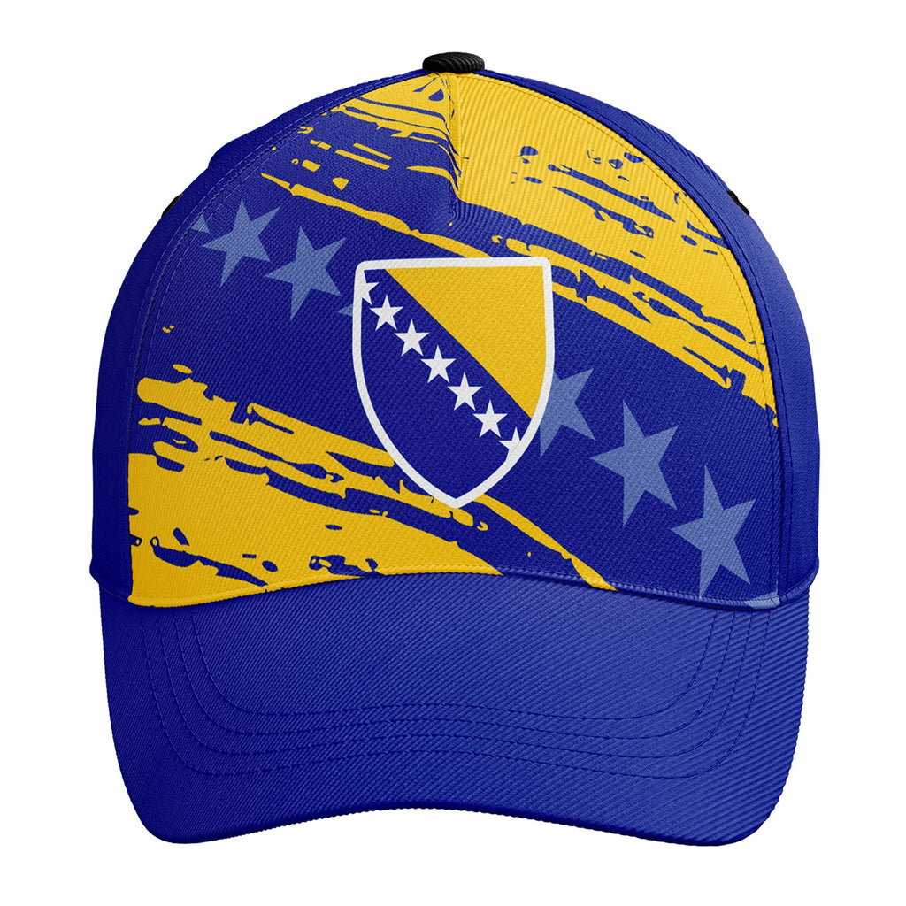 Personalized 2026 Bosnia and Herzegovina Soccer Fan Hat - Add Your Name & Design Custom 2026 Football Tournament Hat YW061-F007061-003