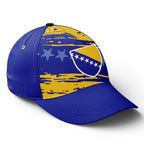Personalized 2026 Bosnia and Herzegovina Soccer Fan Hat - Add Your Name & Design Custom 2026 Football Tournament Hat YW061-F007061-003