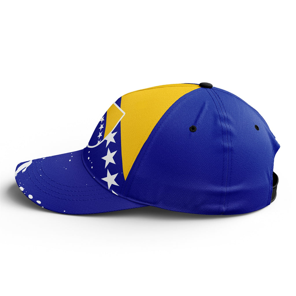 Personalized 2026 Bosnia and Herzegovina Soccer Fan Hat - Add Your Name & Design Custom 2026 Football Tournament Hat YW061-F007061-004