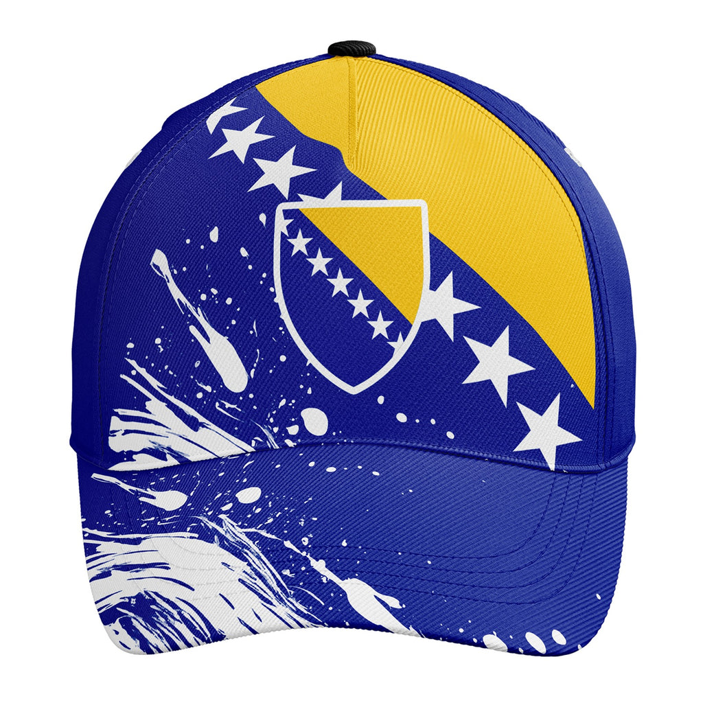 Personalized 2026 Bosnia and Herzegovina Soccer Fan Hat - Add Your Name & Design Custom 2026 Football Tournament Hat YW061-F007061-004