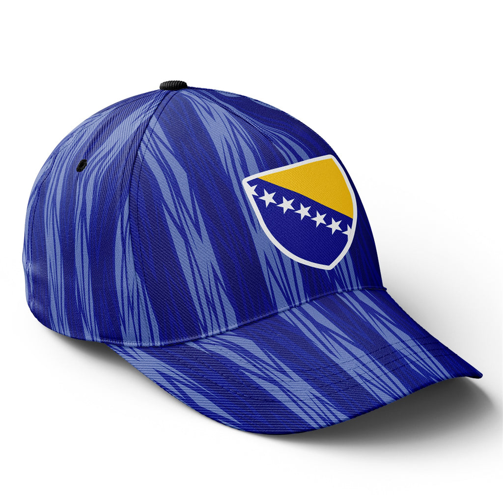 Personalized 2026 Bosnia and Herzegovina Soccer Fan Hat - Add Your Name & Design Custom 2026 Football Tournament Hat YW061-F007061-006