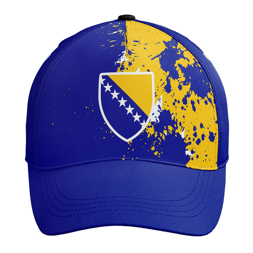 Personalized 2026 Bosnia and Herzegovina Soccer Fan Hat - Add Your Name & Design Custom 2026 Football Tournament Hat YW061-F007061-008