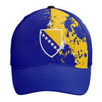 Personalized 2026 Bosnia and Herzegovina Soccer Fan Hat - Add Your Name & Design Custom 2026 Football Tournament Hat YW061-F007061-008