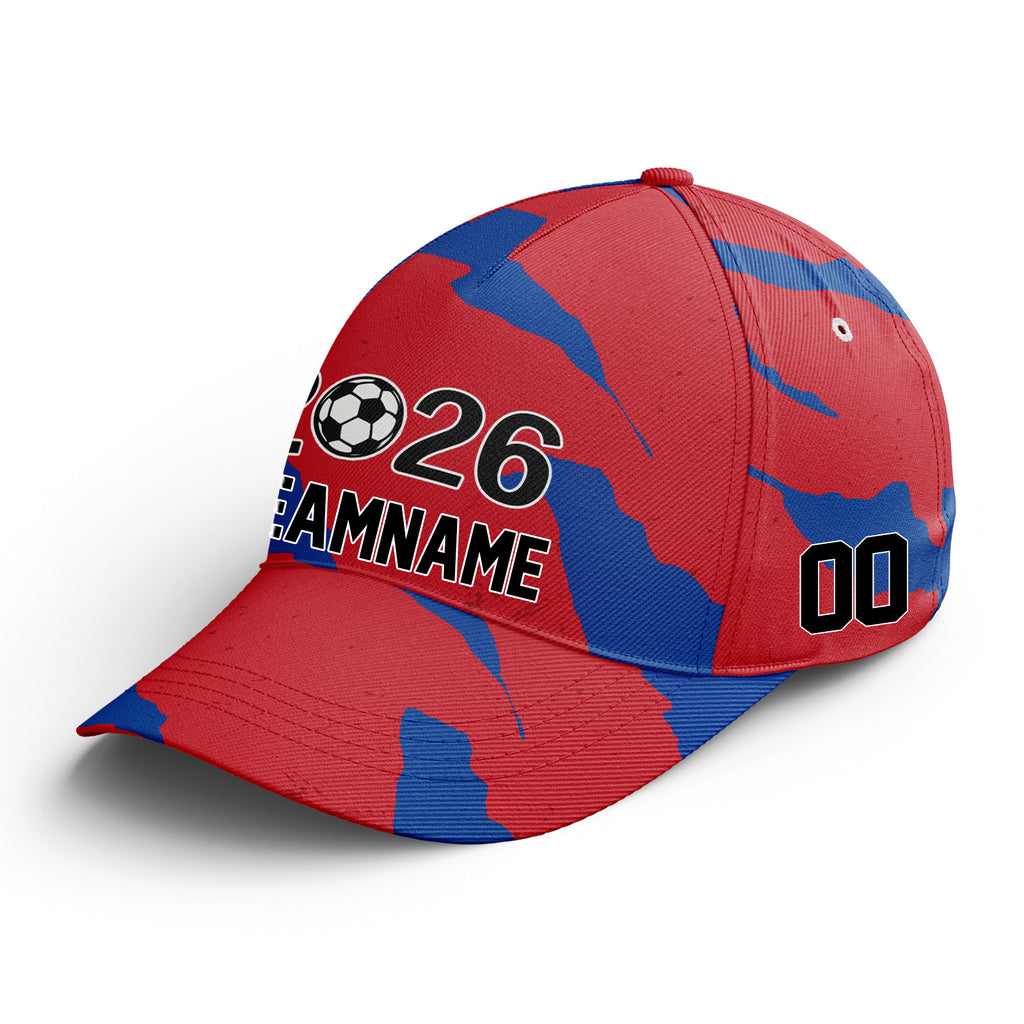 Custom 2026 World Cup South Korea High Quality Soccer Stadium Version Jersey Sneakers Sports Shoes and Hat Combo Offer Personalized Team Name and Logo ZH-F009132-1