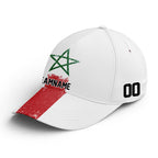 Custom 2026 World Cup Morocco High Quality Soccer Stadium Version Jersey Sneakers Sports Shoes and Hat Combo Offer Personalized Team Name and Logo ZH-F009135-1