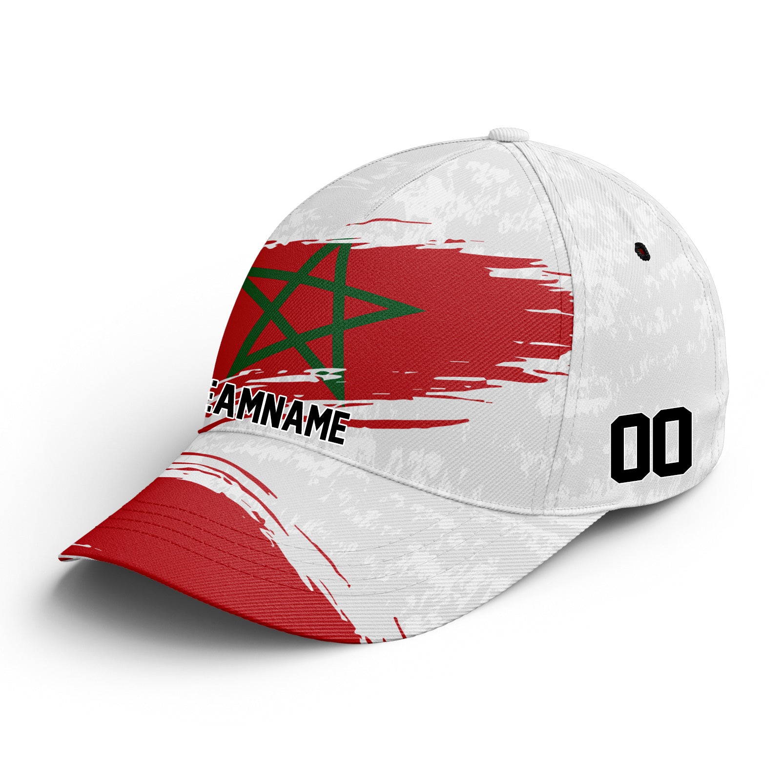 Custom 2026 World Cup Morocco High Quality Soccer Stadium Version Jersey Sneakers Sports Shoes and Hat Combo Offer Personalized Team Name and Logo ZH-F009135-5