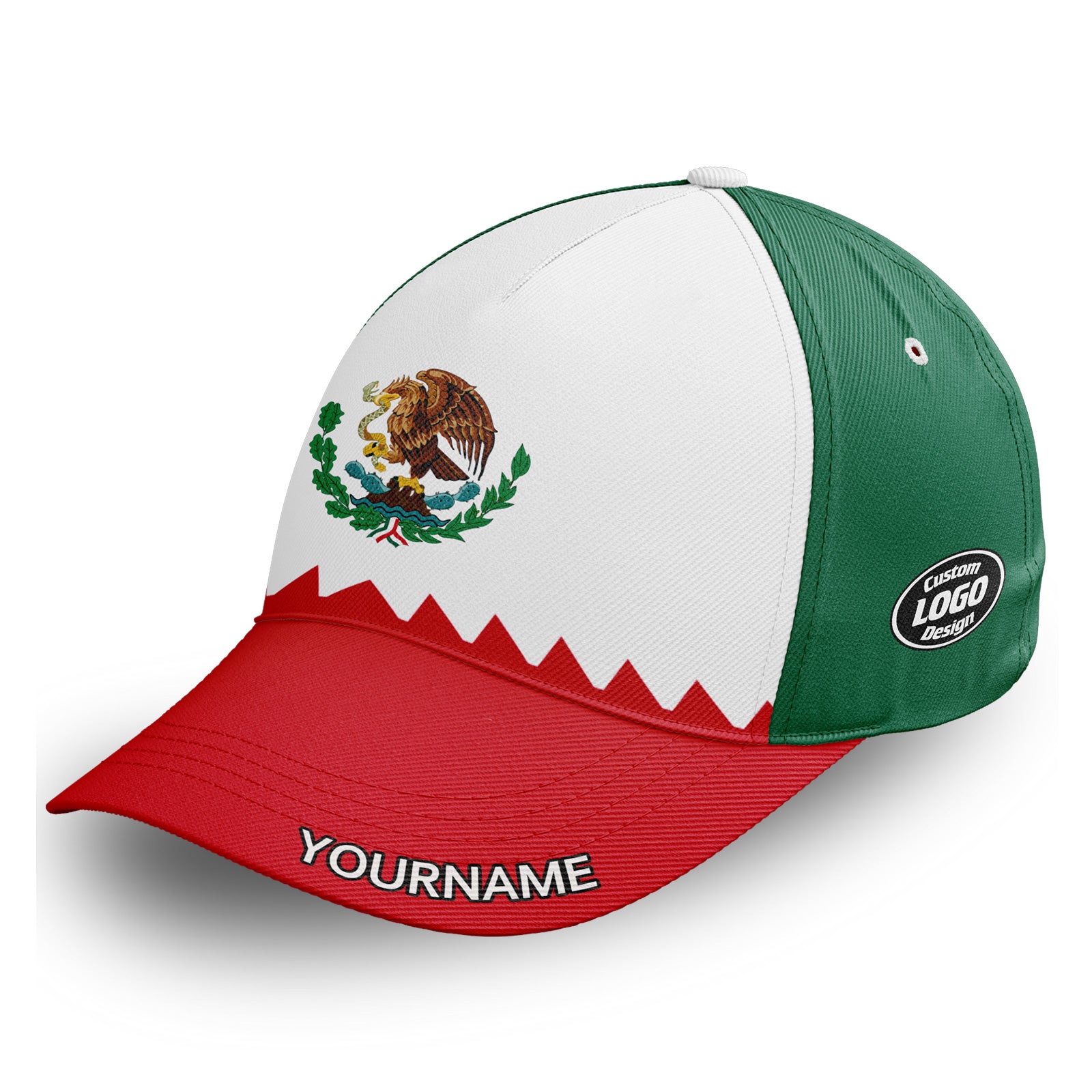 Custom 2026 World Cup Mexico High Quality Soccer Stadium Version Jersey Sneakers Sports Shoes and Hat Combo Offer Personalized Team Name and Logo ZH-F023091-3