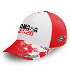 Custom 2026 World Cup Canada High Quality Soccer Stadium Version Jersey Sneakers Sports Shoes and Hat Combo Offer Personalized Team Name and Logo ZH-F023095-5