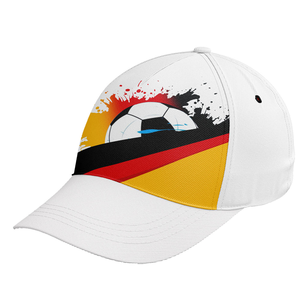 Custom Germany 2026 World Cup High Quality Soccer Stadium Version Jersey Sneakers Sports Shoes and Hat Combo Offer Personalized Team Name and Logo ZH-F028102-1
