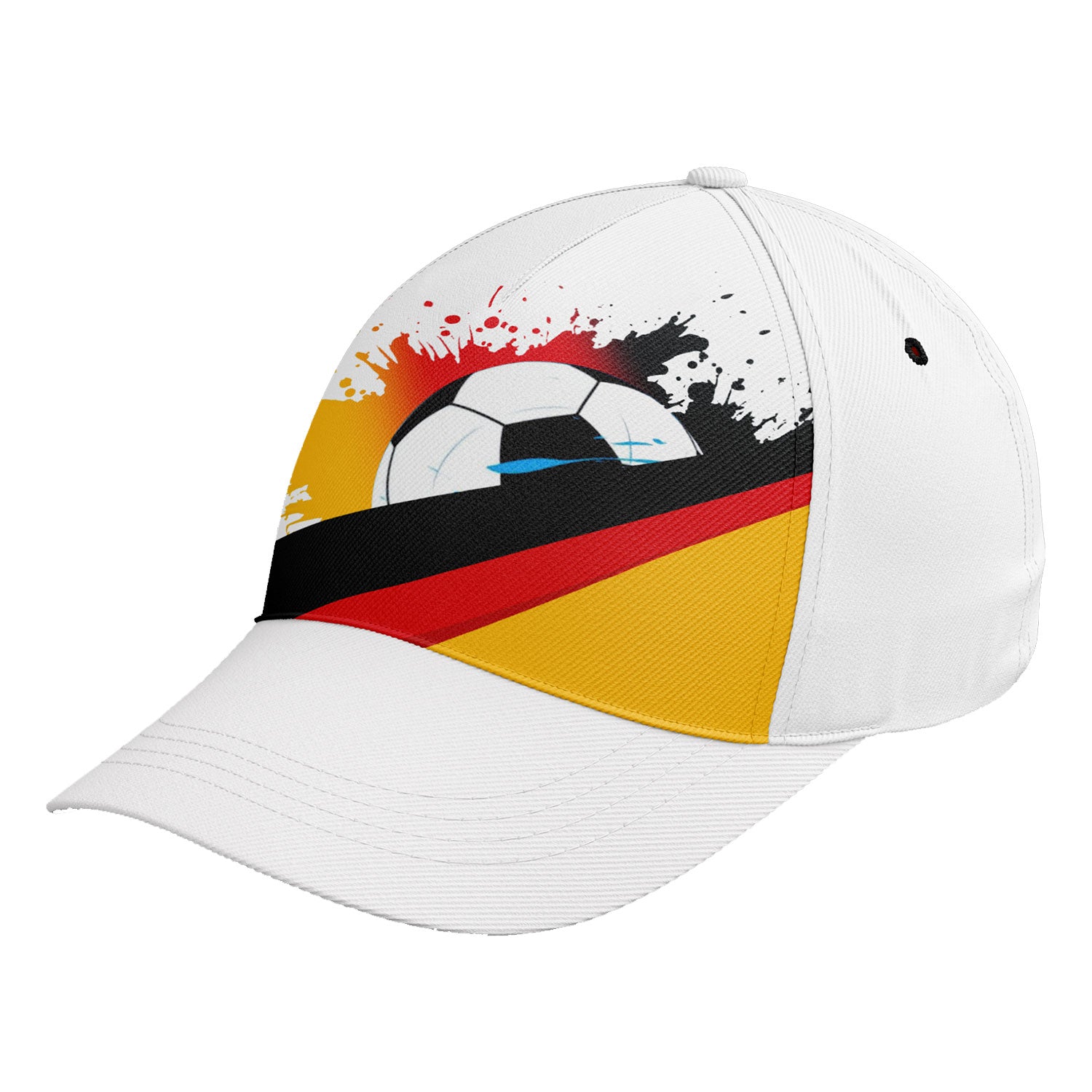 Custom Germany 2026 World Cup High Quality Soccer Stadium Version Jersey Sneakers Sports Shoes and Hat Combo Offer Personalized Team Name and Logo ZH-F028102-1