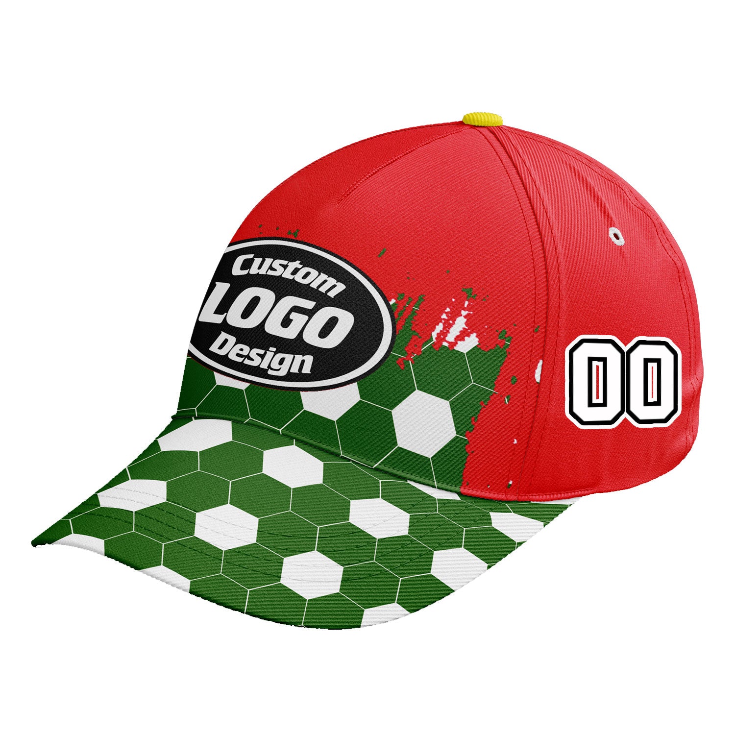 Custom Portugal 2026 World Cup High Quality Soccer Stadium Version Jersey Sneakers Sports Shoes and Hat Combo Offer Personalized Team Name and Logo ZH-F028106-4