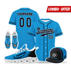 Custom Blue Jersey MaxSoul Shoes and Hat Combo Offer Personalized ZH-bd0b00e0-bc