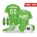 Custom Green Jersey MaxSoul Shoes and Hat Combo Offer Personalized ZH-bd0b00e0-be