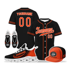 Custom Black Jersey MaxSoul Shoes and Hat Combo Offer Personalized ZH-bd0b00e0-b9