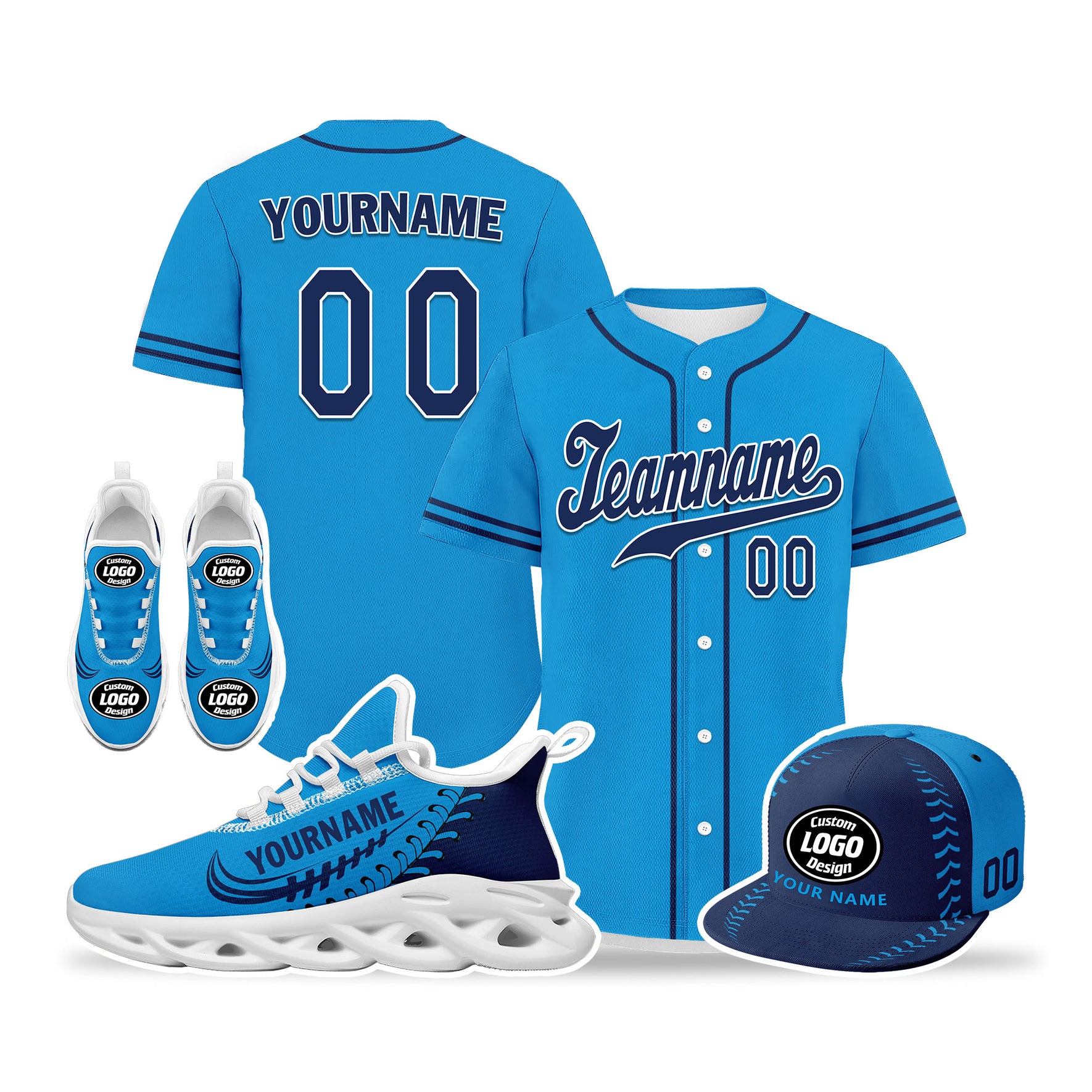 Jersey and Hat Combo – CoolCustomJerseys