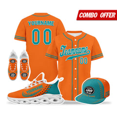 Custom Orange Jersey MaxSoul Shoes and Hat Combo Offer Personalized ZH-bd0b00e0-e