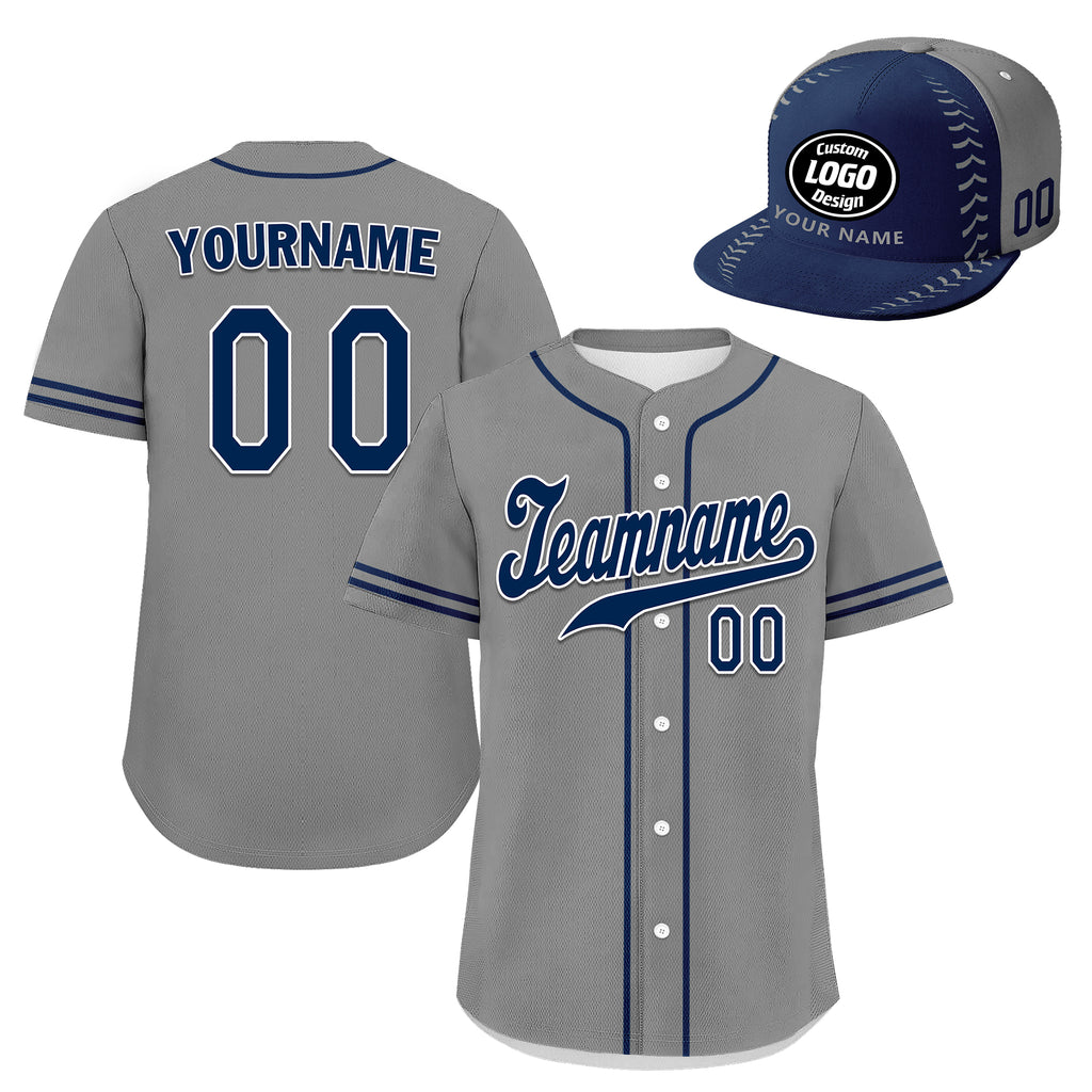Custom Jersey and Hat Personalized Combo ZH-bd0b00ec-ac
