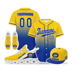 Custom Yellow Blue Jersey MaxSoul Shoes and Hat Combo Offer Personalized ZH-bd0b007e-aa