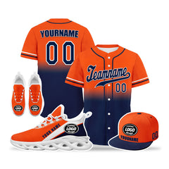 Custom Orange Blue Jersey MaxSoul Shoes and Hat Combo Offer Personalized ZH-bd0b007e-ae