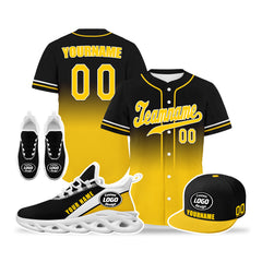 Custom Black Yellow Jersey MaxSoul Shoes and Hat Combo Offer Personalized ZH-bd0b007e-b