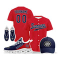 Custom Red Blue Jersey MaxSoul Shoes and Hat Combo Offer Personalized ZH-D0b008e-a