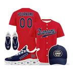 Custom Red Blue Jersey MaxSoul Shoes and Hat Combo Offer Personalized ZH-D0b008e-a