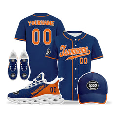 Custom Blue Orange Jersey MaxSoul Shoes and Hat Combo Offer Personalized ZH-D0b0090-c