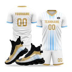 Custom Soccer Uniform Jersey and Maxsoul Shoes Personalized Sneaker Combo ZH-D020159-10