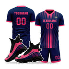 Custom Soccer Uniform Jersey and Maxsoul Shoes Personalized Sneaker Combo ZH-D020159-1