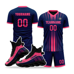 Custom Soccer Uniform Jersey and Maxsoul Shoes Personalized Sneaker Combo ZH-D020159-1