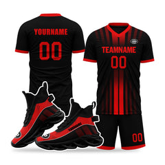 Custom Soccer Uniform Jersey and Maxsoul Shoes Personalized Sneaker Combo ZH-D020159-2