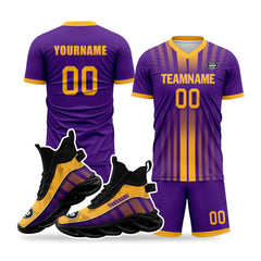 Custom Soccer Uniform Jersey and Maxsoul Shoes Personalized Sneaker Combo ZH-D020159-4