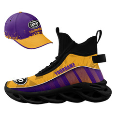 Custom Maxsoul Shoes and Hat Personalized Sneaker Combo ZH-D020232-4