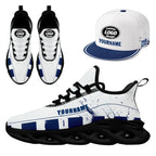 Custom Blue White Indianapolis MaxSoul Shoes and Hat Combo Offer Personalized Combo ZH-D020264-14
