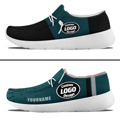 Custom Black Green Philadelphia Sneaker Shoes Combo Offer Personalized Combo ZH-D020289-23