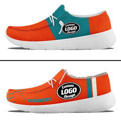 Custom Orange Green Miami Sneaker Shoes Combo Offer Personalized Combo ZH-D020289-24