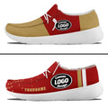 Custom Yellow Red San Francisco Sneaker Shoes Combo Offer Personalized Combo ZH-D020289-25