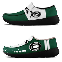 Custom Green White New York Sneaker Shoes Combo Offer Personalized Combo ZH-D020289-28