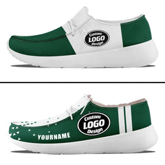 Custom Green White New York Sneaker Shoes Combo Offer Personalized Combo ZH-D020289-28