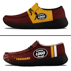 Custom Red Yellow Washington Sneaker Shoes Combo Offer Personalized Combo ZH-D020289-31