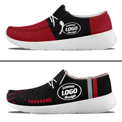 Custom Red Black Atlanta Sneaker Shoes Combo Offer Personalized Combo ZH-D020289-3