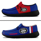 Custom Blue Red Buffalo Sneaker Shoes Combo Offer Personalized Combo ZH-D020289-4