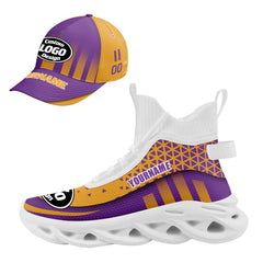 Custom Maxsoul Shoes and Hat Personalized Sneaker Combo ZH-D023029-1