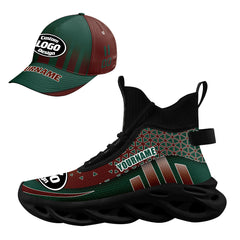 Custom Maxsoul Shoes and Hat Personalized Sneaker Combo ZH-D023029-9