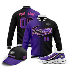 Custom Jacket MaxSoul Shoes and Hat Combo Offer Personalized Combo ZH-D028016-11