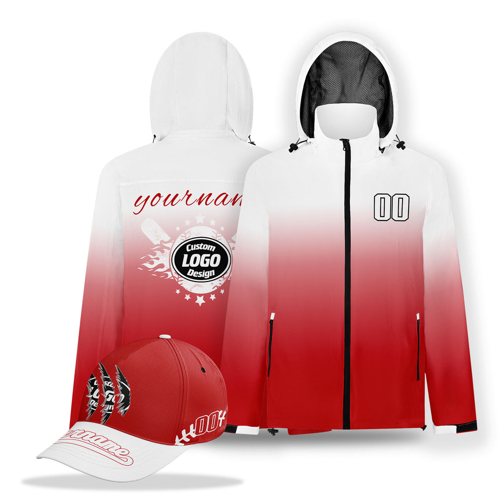 Custom Baseball Outerwear and Hat Combo Offer Personalized Combo ZH-E025020-26