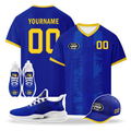 Custom Bosnia and Herzegovina 2026 World Cup High Quality Soccer Stadium Version Jersey Sneakers Sports Shoes and Hat Combo Offer Personalized Team Name and Logo ZH-F006103-4